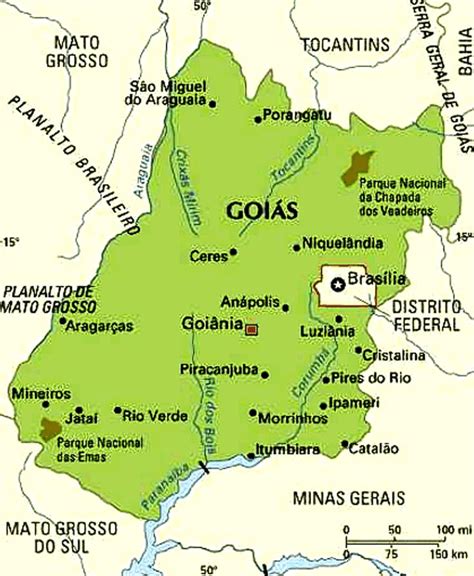 mapa goias